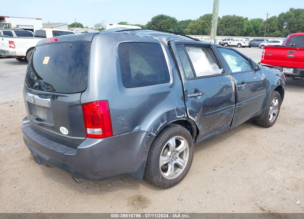 2013 HONDA PILOT EX-L VIN: 5FNYF3H5XDB028155