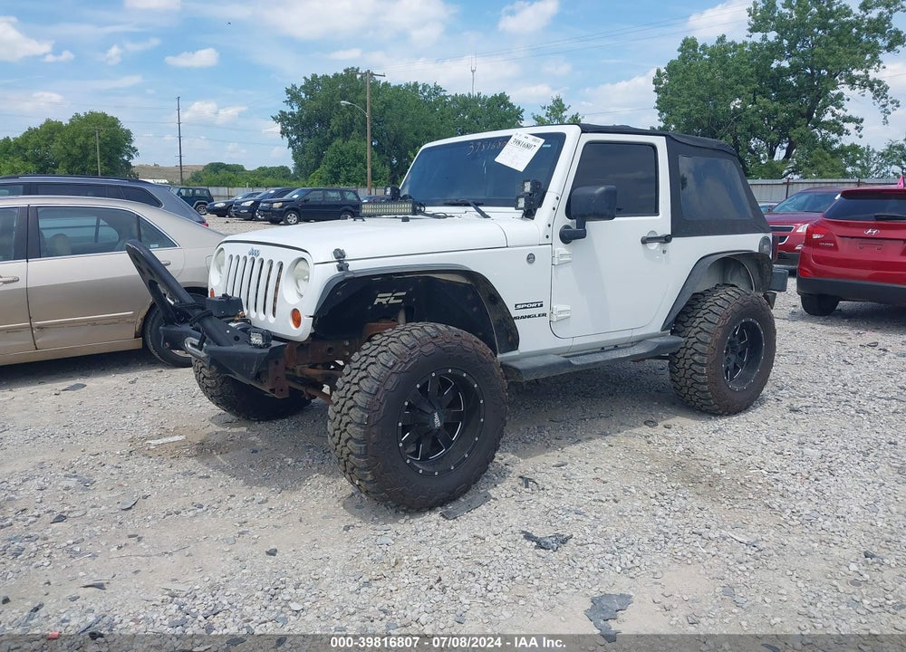 2012 JEEP WRANGLER SPORT VIN: 1C4AJWAG3CL204195