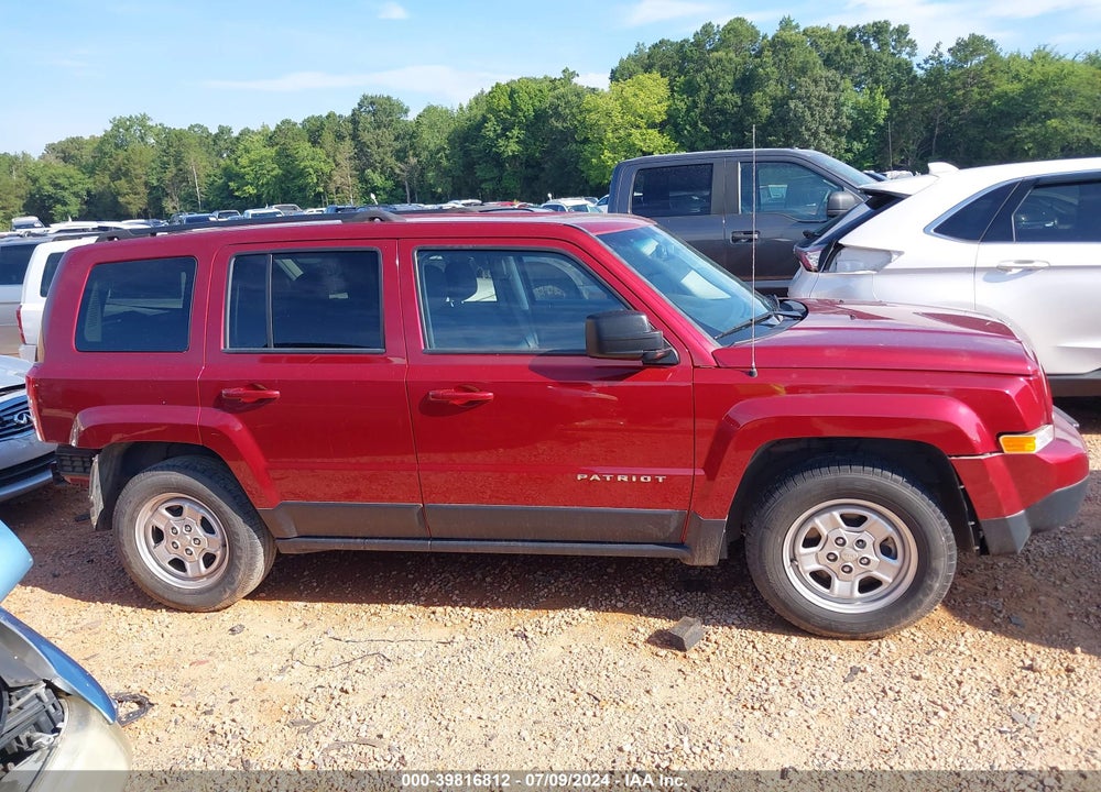 2017 JEEP PATRIOT SPORT FWD VIN: 1C4NJPBBXHD156738