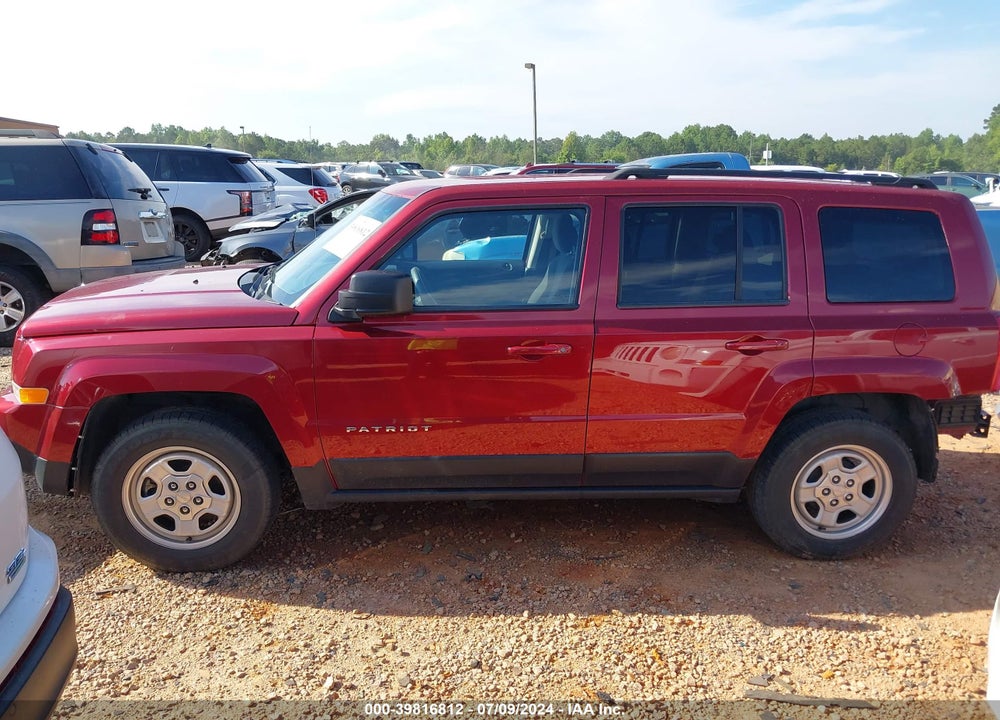 2017 JEEP PATRIOT SPORT FWD VIN: 1C4NJPBBXHD156738