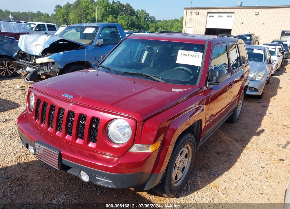2017 JEEP PATRIOT SPORT FWD VIN: 1C4NJPBBXHD156738