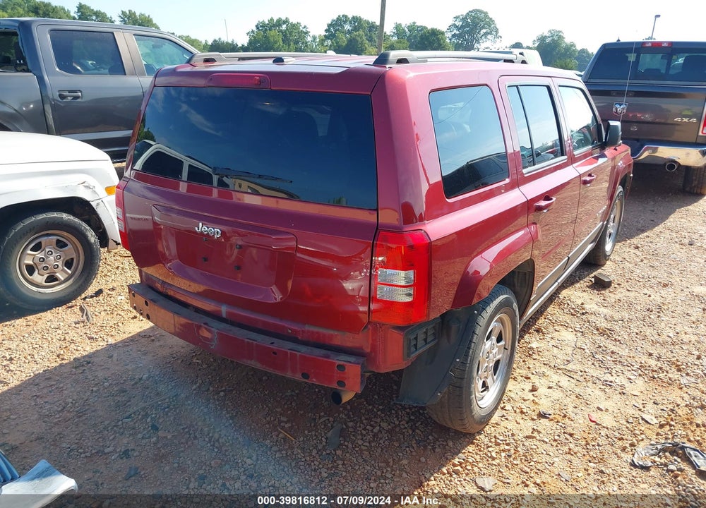 2017 JEEP PATRIOT SPORT FWD VIN: 1C4NJPBBXHD156738