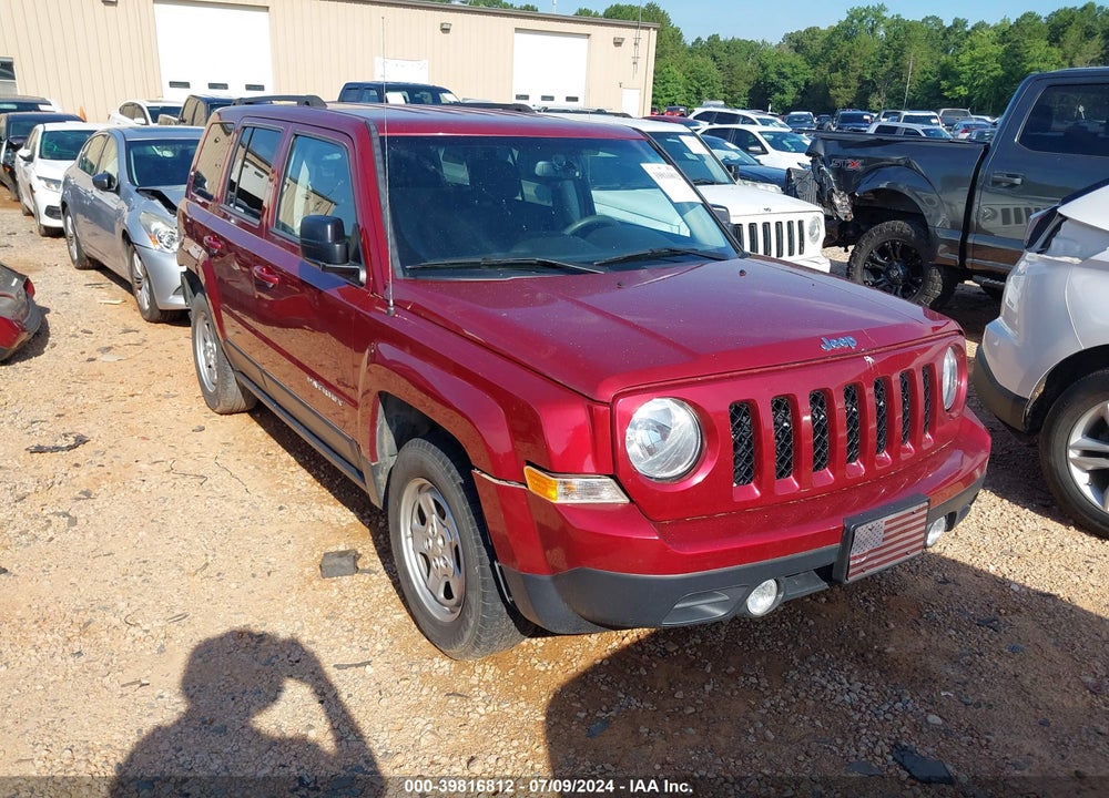 2017 JEEP PATRIOT SPORT FWD VIN: 1C4NJPBBXHD156738