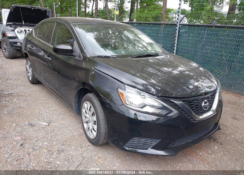 2019 NISSAN SENTRA S VIN: 3N1AB7APXKY295011