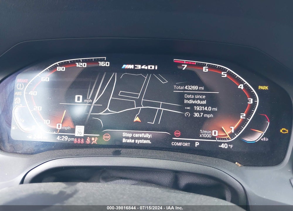 2020 BMW 3 SERIES M340I VIN: 3MW5U7J03L8B42531