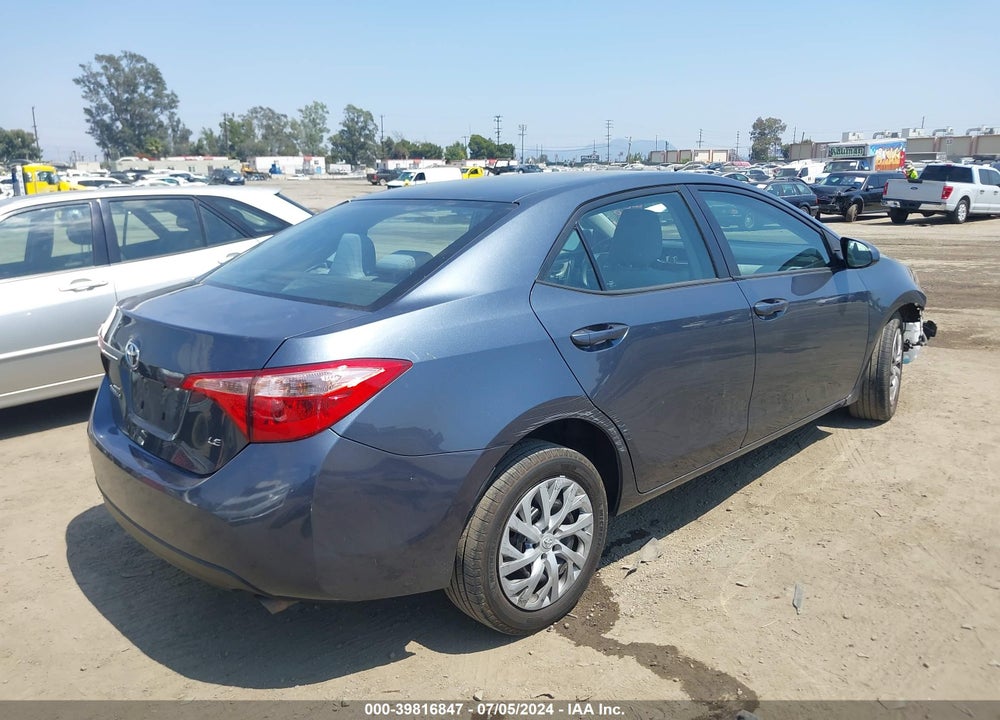 2017 TOYOTA COROLLA LE VIN: 2T1BURHEXHC951597