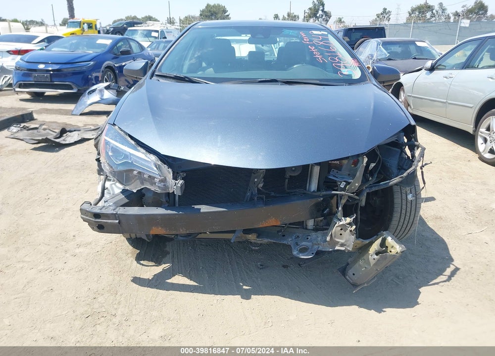 2017 TOYOTA COROLLA LE VIN: 2T1BURHEXHC951597