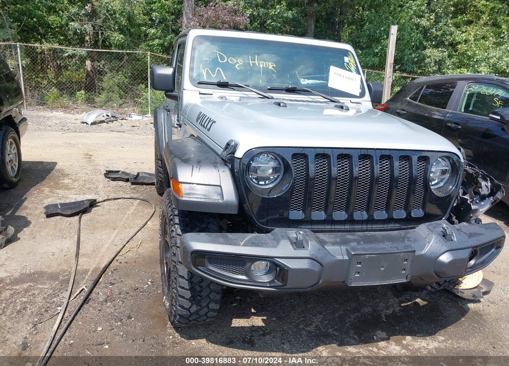 2022 JEEP WRANGLER WILLYS 4X4 VIN: 1C4GJXAN0NW175948