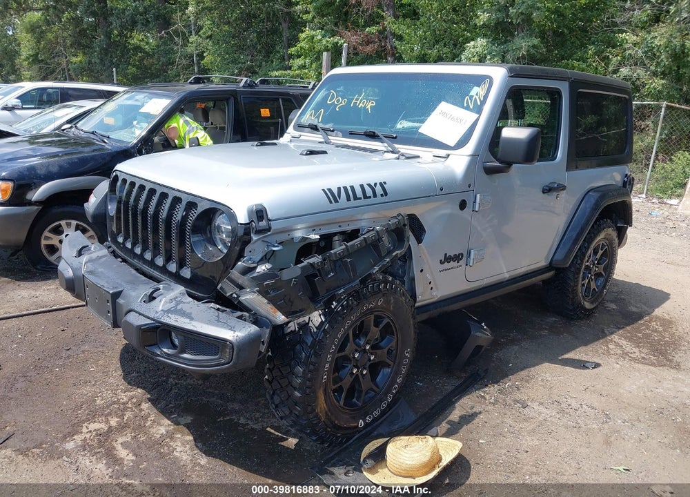 2022 JEEP WRANGLER WILLYS 4X4 VIN: 1C4GJXAN0NW175948