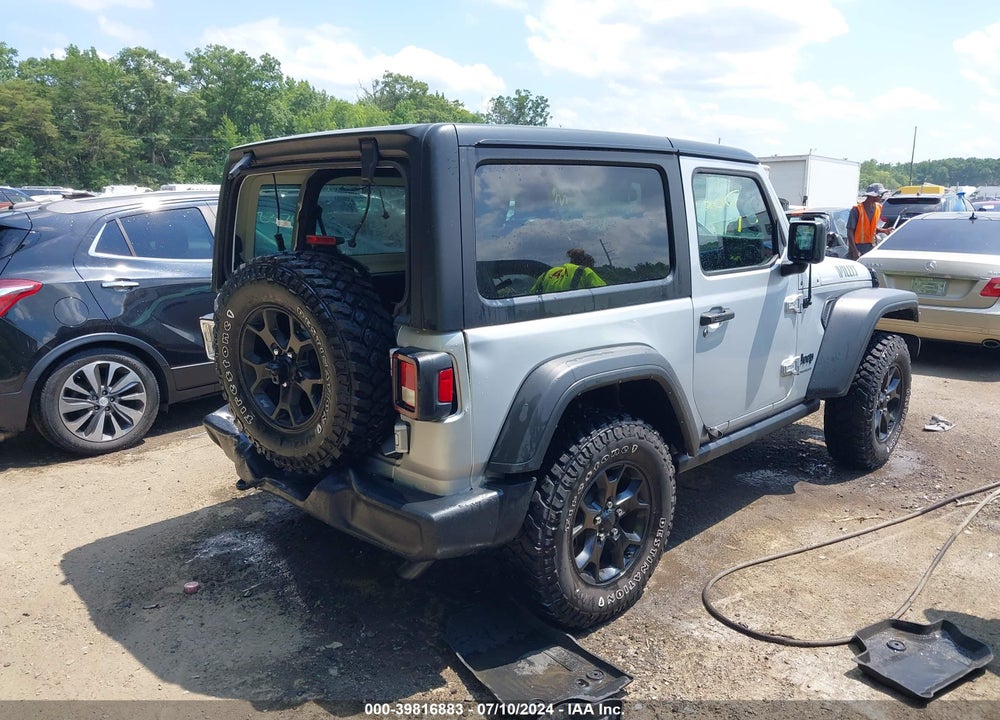 2022 JEEP WRANGLER WILLYS 4X4 VIN: 1C4GJXAN0NW175948
