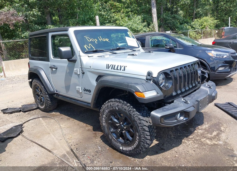 2022 JEEP WRANGLER WILLYS 4X4 VIN: 1C4GJXAN0NW175948