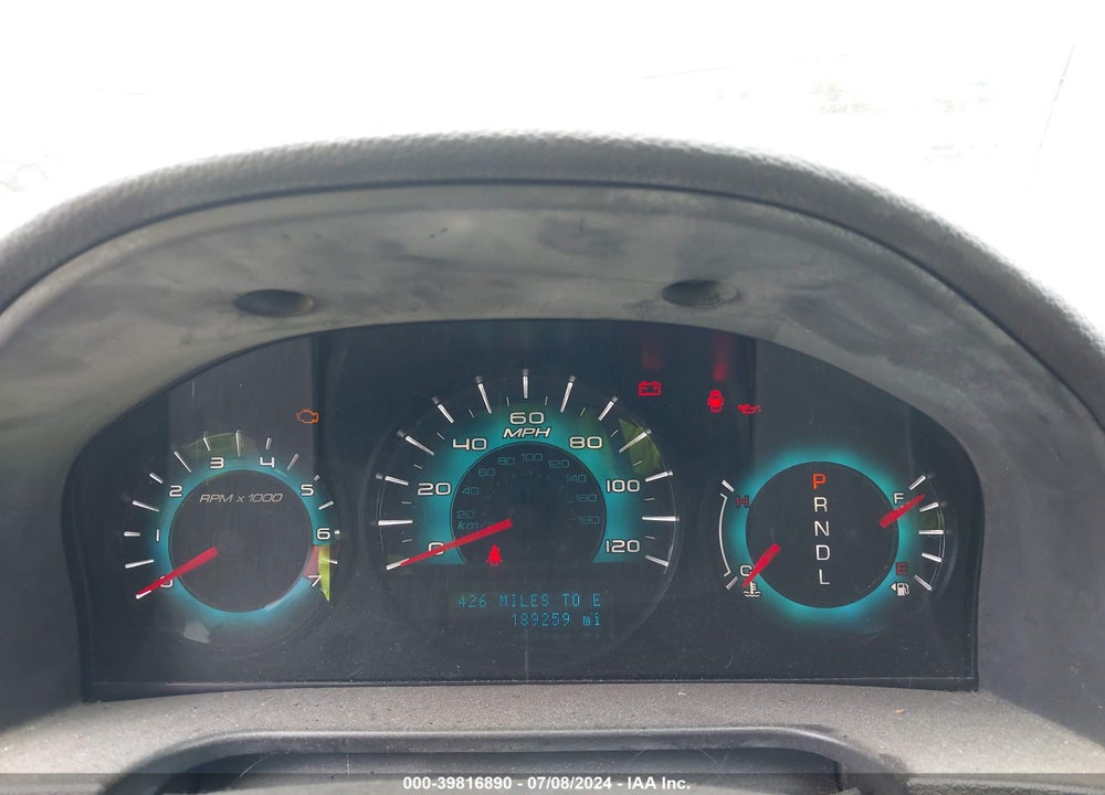 2010 FORD FUSION SE VIN: 3FAHP0HA2AR191570