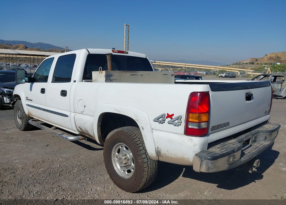2003 GMC SIERRA 2500HD SLT VIN: 1GTHK23103F225873