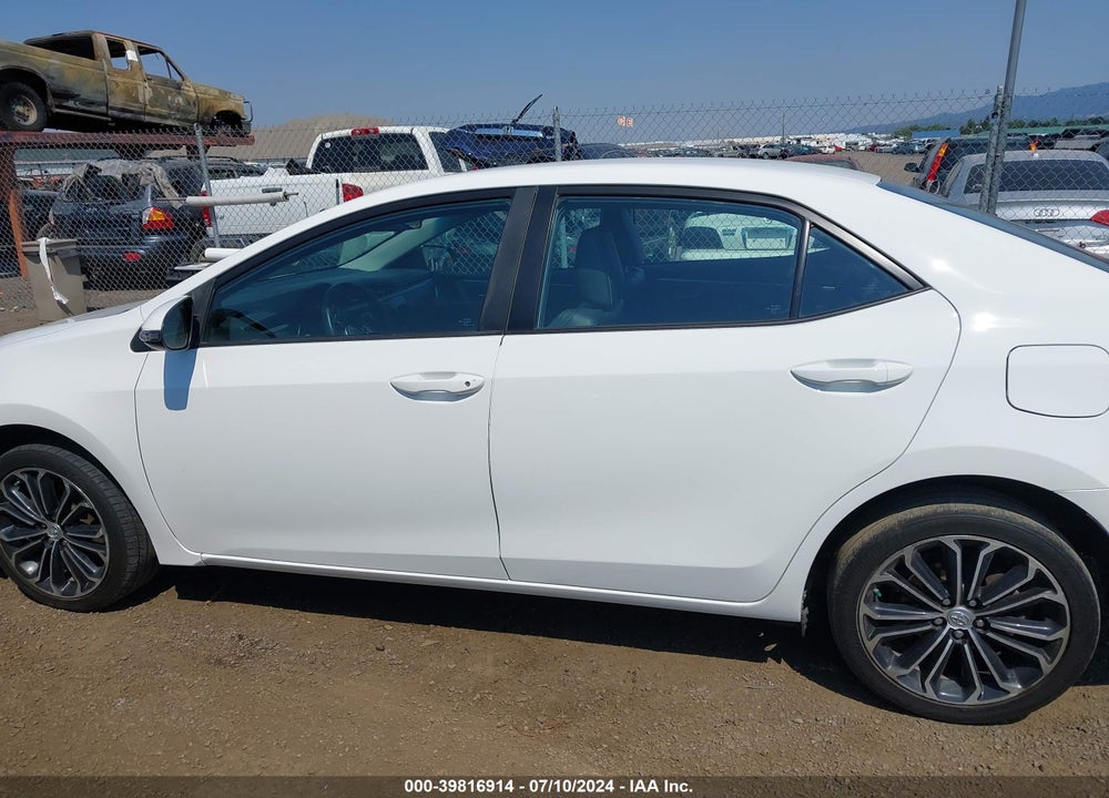 2015 TOYOTA COROLLA S PLUS VIN: 5YFBURHE9FP361002