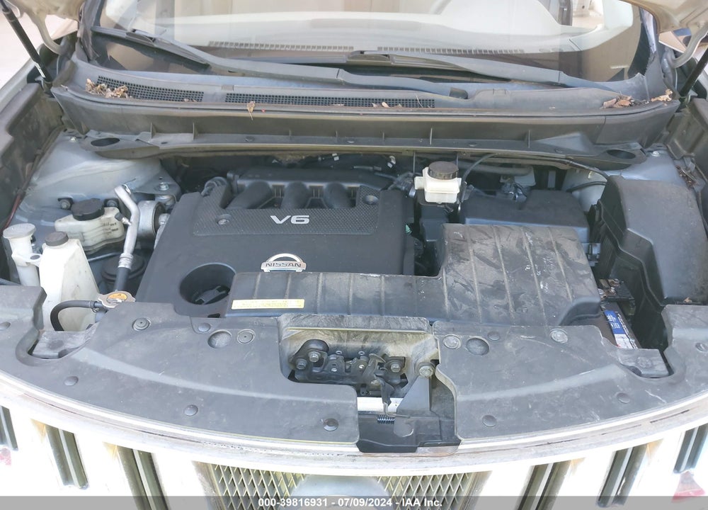 2009 NISSAN MURANO S VIN: JN8AZ18W59W128953