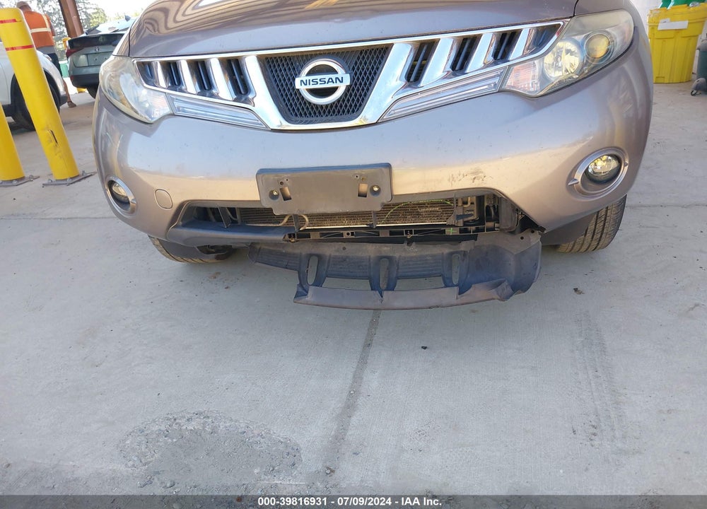 2009 NISSAN MURANO S VIN: JN8AZ18W59W128953