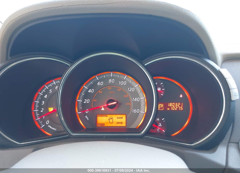 2009 NISSAN MURANO S VIN: JN8AZ18W59W128953