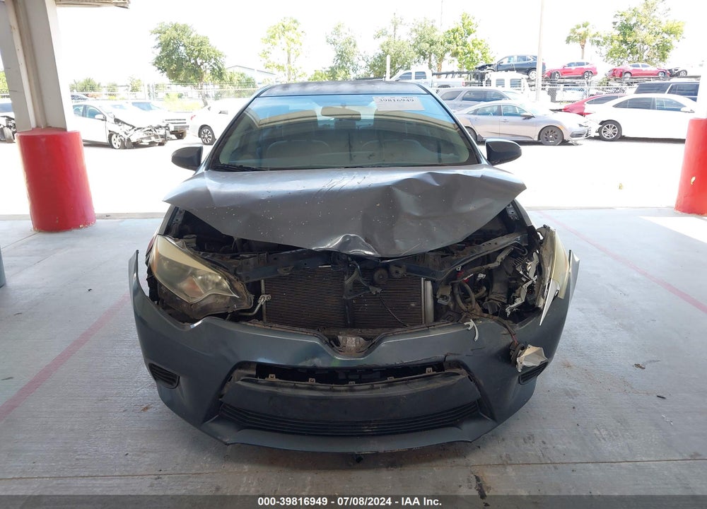 2014 TOYOTA COROLLA L VIN: 2T1BURHE2EC122910