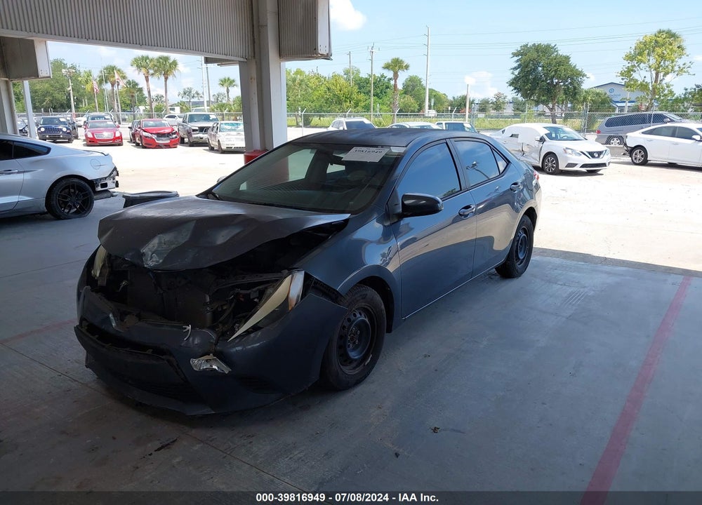 2014 TOYOTA COROLLA L VIN: 2T1BURHE2EC122910