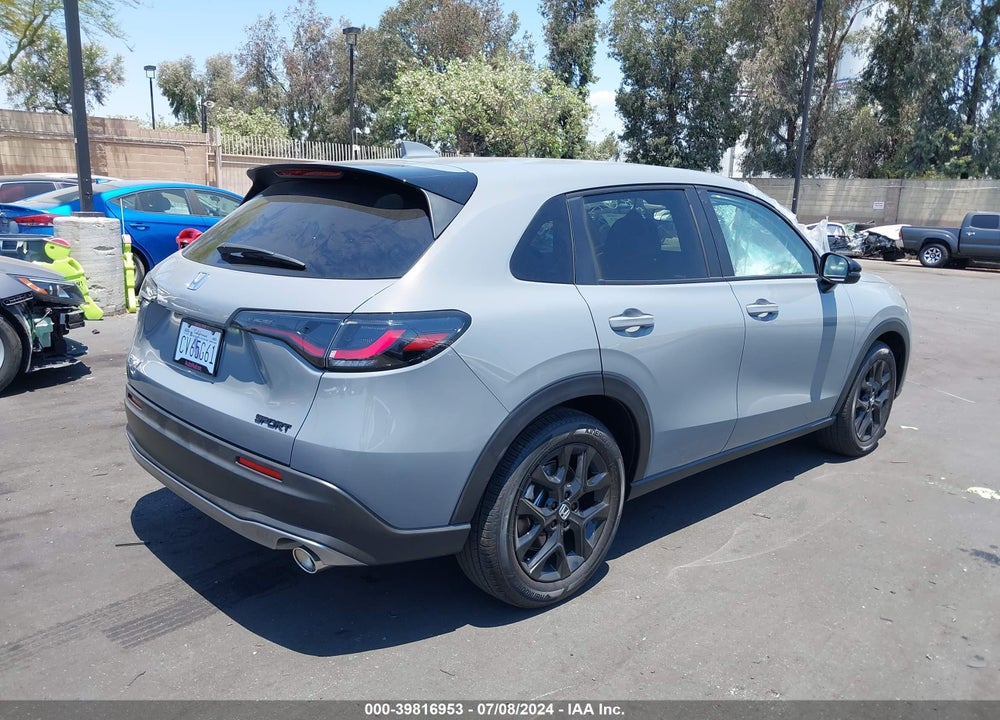 2024 HONDA HR-V 2WD SPORT/2WD SPORT W/O BSI VIN: 3CZRZ1H5XRM748827