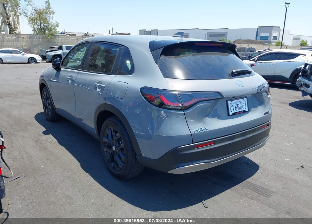 2024 HONDA HR-V 2WD SPORT/2WD SPORT W/O BSI VIN: 3CZRZ1H5XRM748827
