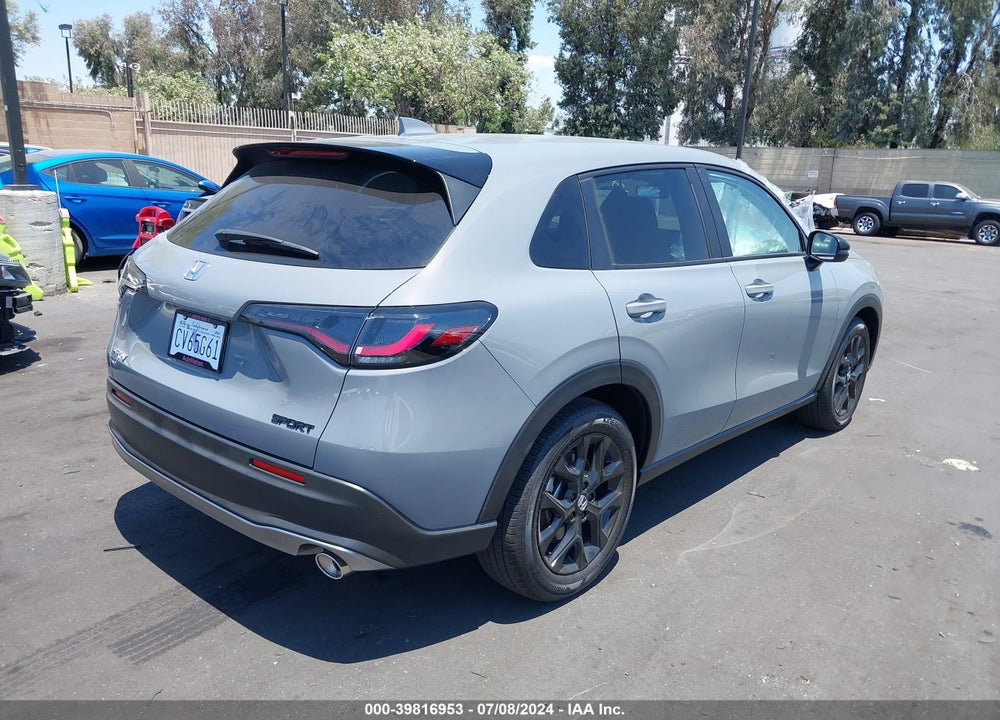 2024 HONDA HR-V 2WD SPORT/2WD SPORT W/O BSI VIN: 3CZRZ1H5XRM748827