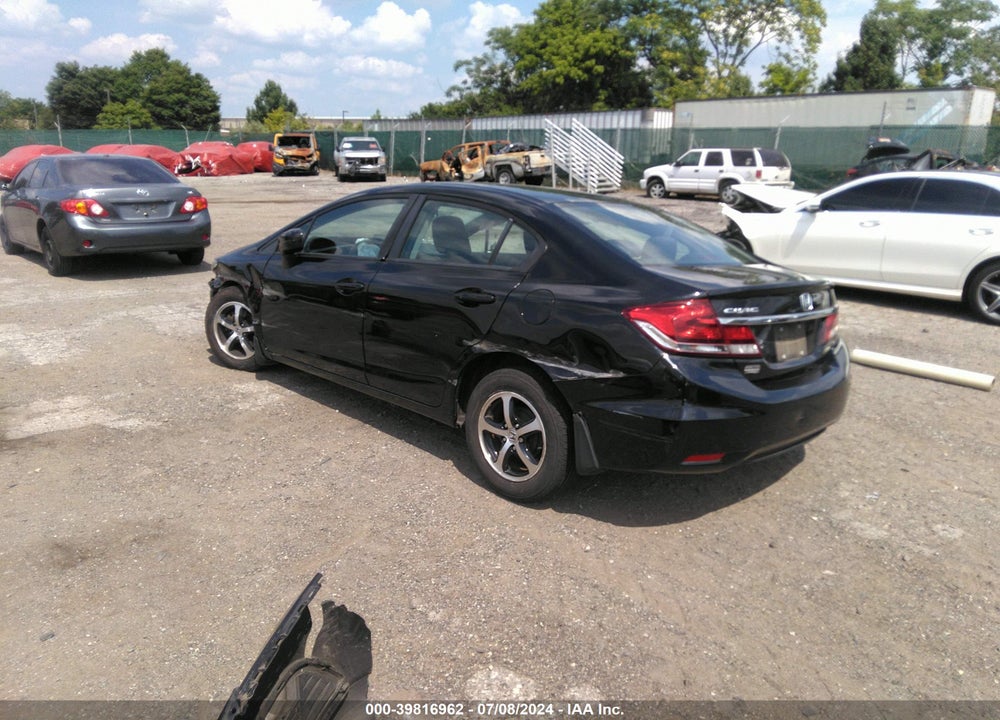 2015 HONDA CIVIC SE VIN: 19XFB2F71FE296425