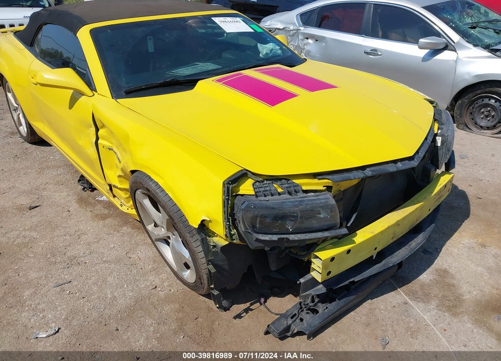 2015 CHEVROLET CAMARO 2LT VIN: 2G1FF3D3XF9289376