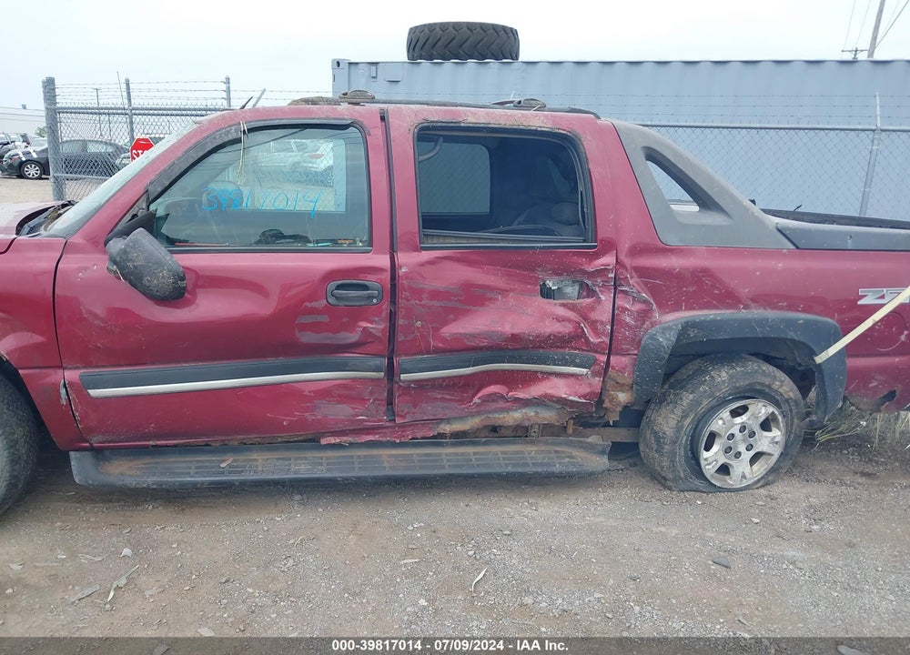 2004 CHEVROLET AVALANCHE 1500 VIN: 3GNEK12T14G306162
