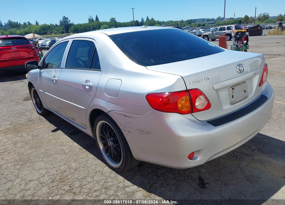 2009 TOYOTA COROLLA LE VIN: JTDBL40E999036801