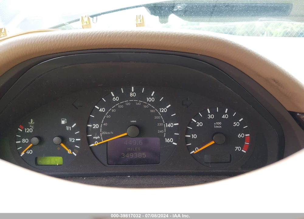 2002 MERCEDES-BENZ E 320 VIN: WDBJH65J82B475208