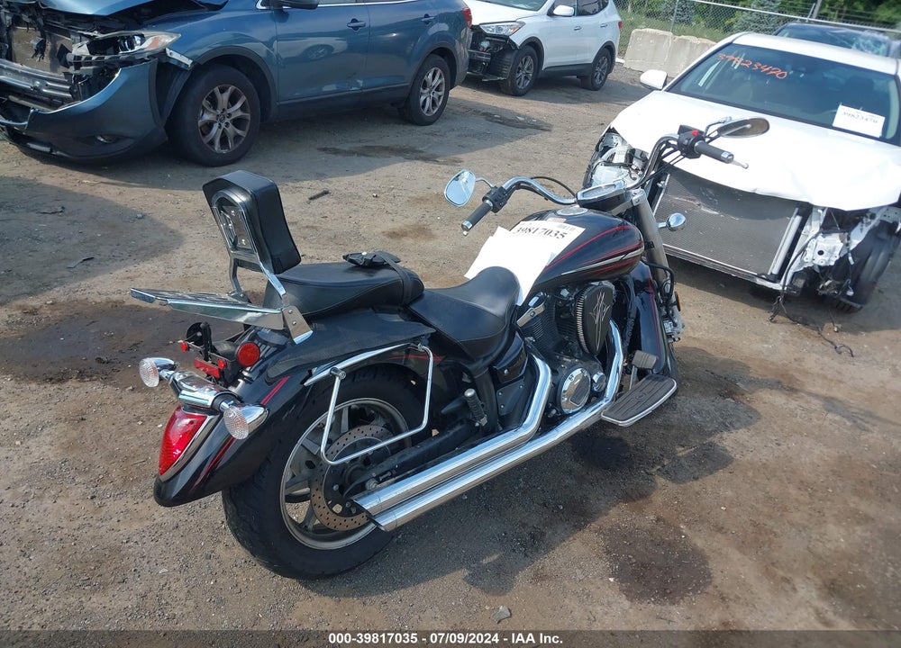 2009 YAMAHA XVS1300 A VIN: JYAVP24E59A009248