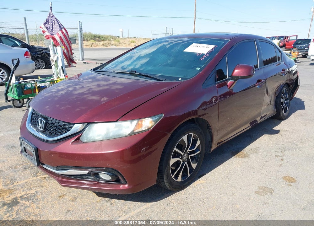 2013 HONDA CIVIC EX-L VIN: 19XFB2F94DE068319