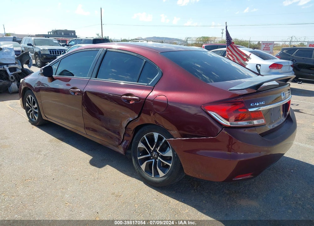 2013 HONDA CIVIC EX-L VIN: 19XFB2F94DE068319