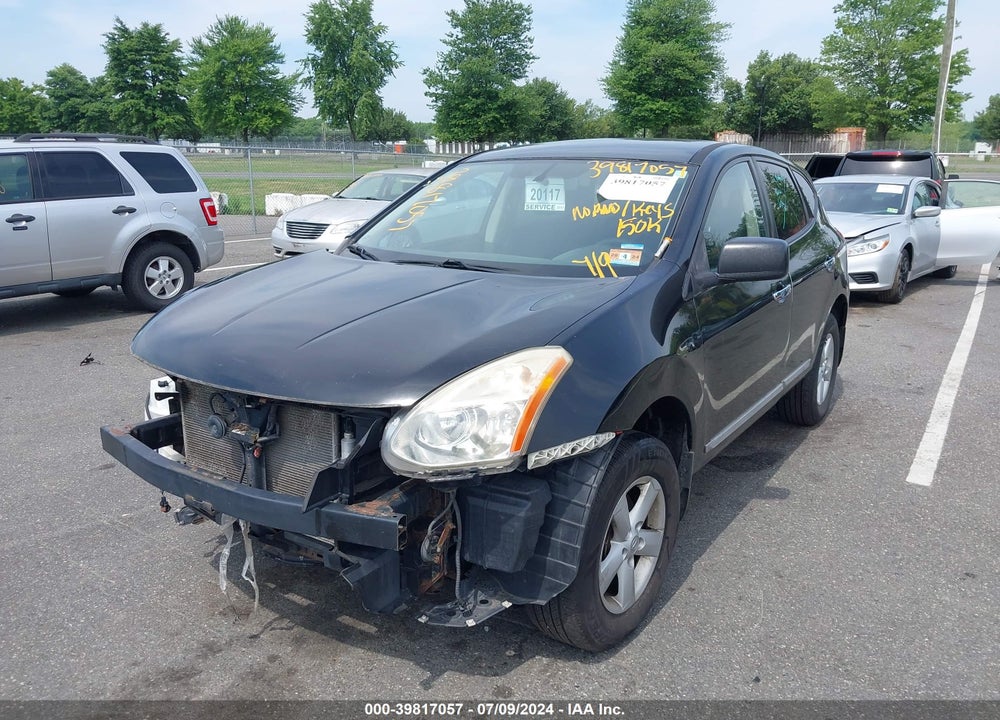 2012 NISSAN ROGUE S VIN: JN8AS5MV9CW716838