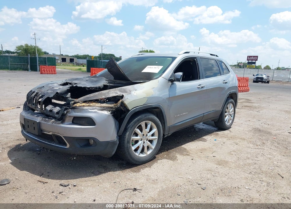 2016 JEEP CHEROKEE LIMITED VIN: 1C4PJMDB9GW225619