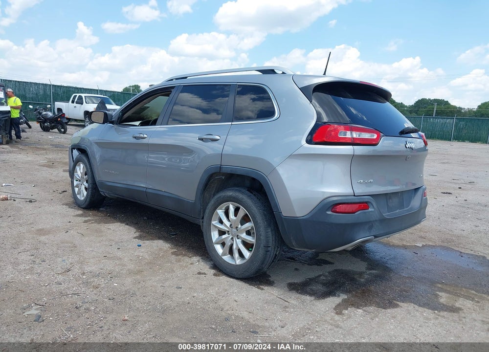 2016 JEEP CHEROKEE LIMITED VIN: 1C4PJMDB9GW225619