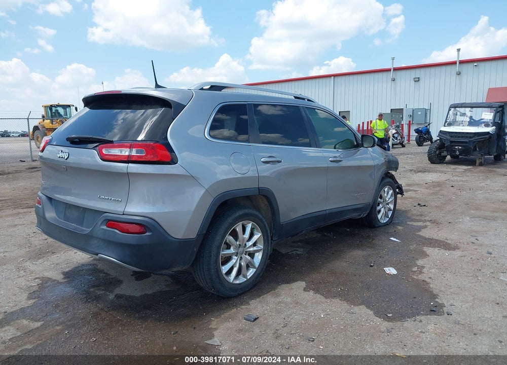2016 JEEP CHEROKEE LIMITED VIN: 1C4PJMDB9GW225619