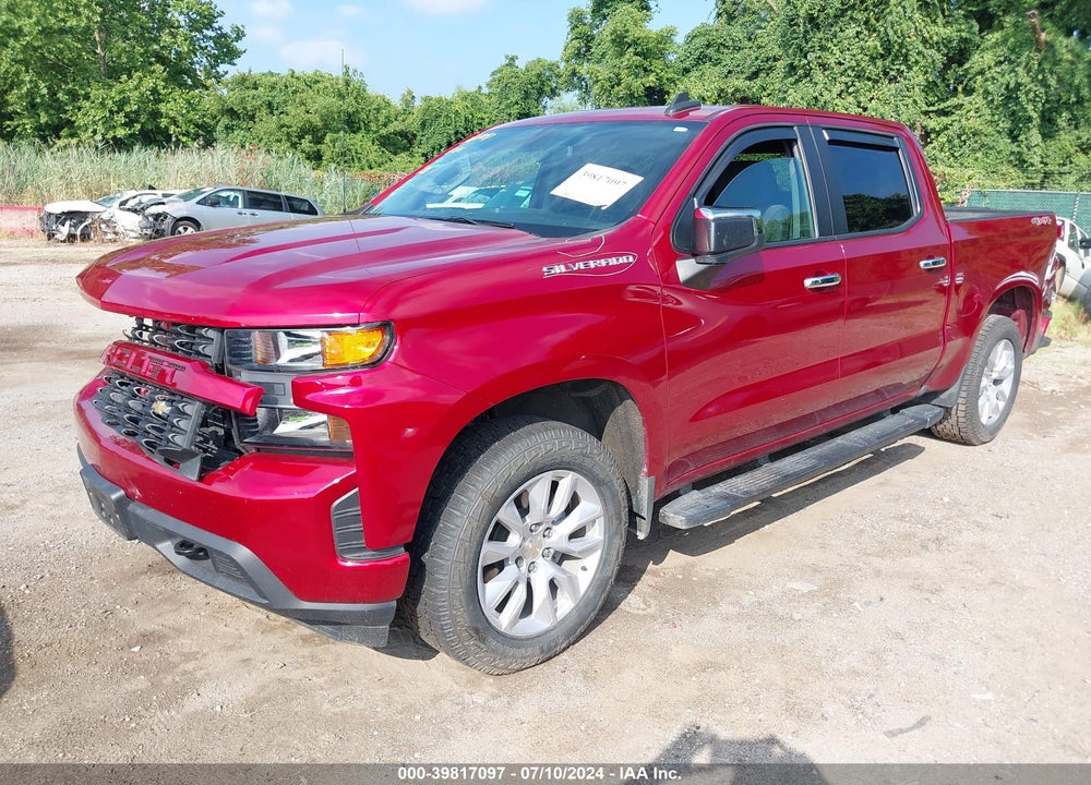 2021 CHEVROLET SILVERADO 1500 CUSTOM VIN: 3GCPYBEK4MG167055
