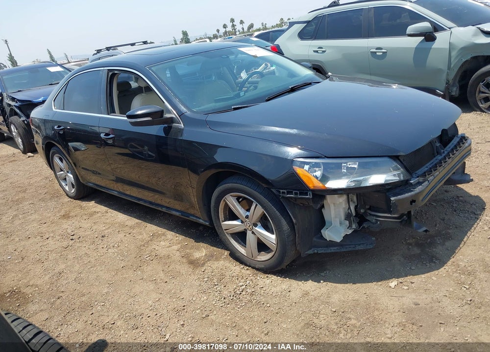 2013 VOLKSWAGEN PASSAT 2.5L SE VIN: 1VWBP7A36DC092108
