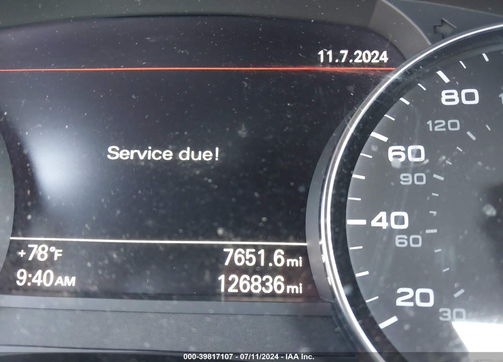 2014 AUDI A7 3.0 TDI PREMIUM PLUS VIN: WAU2MAFC1EN055228
