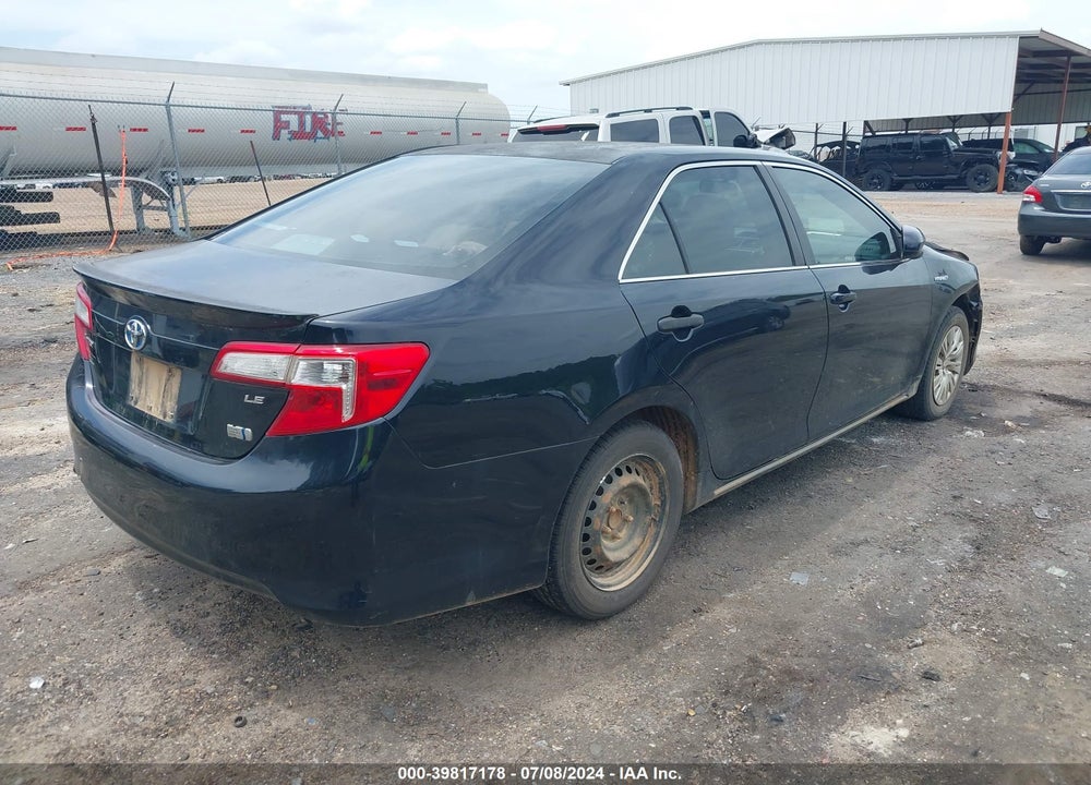 2012 TOYOTA CAMRY HYBRID LE VIN: 4T1BD1FK4CU017257