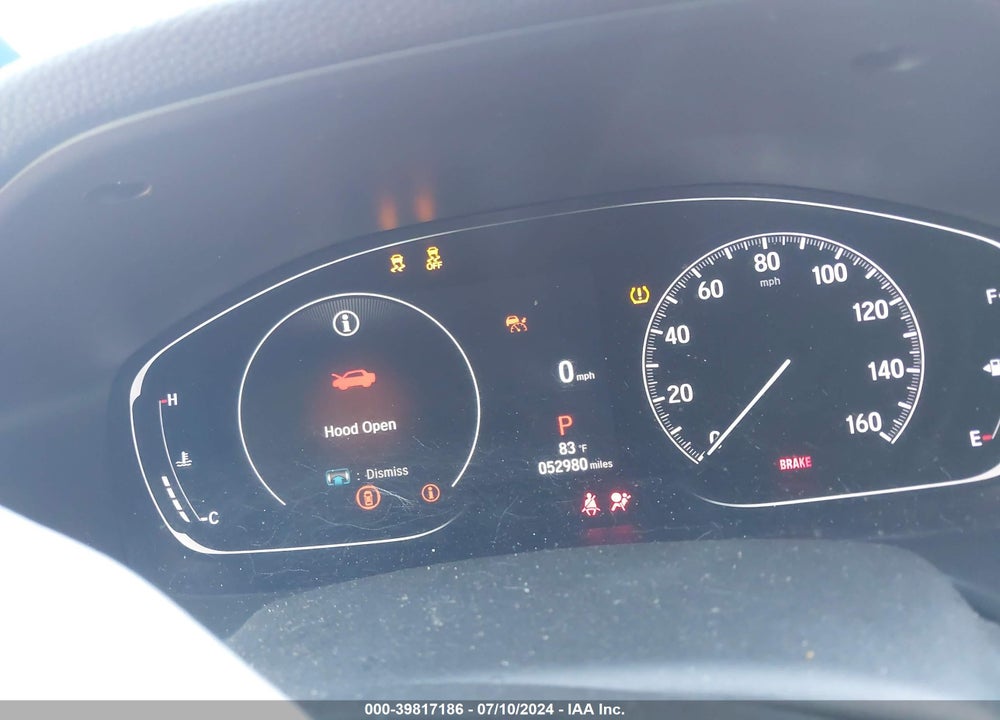 2021 HONDA ACCORD EX-L VIN: 1HGCV1F59MA123482