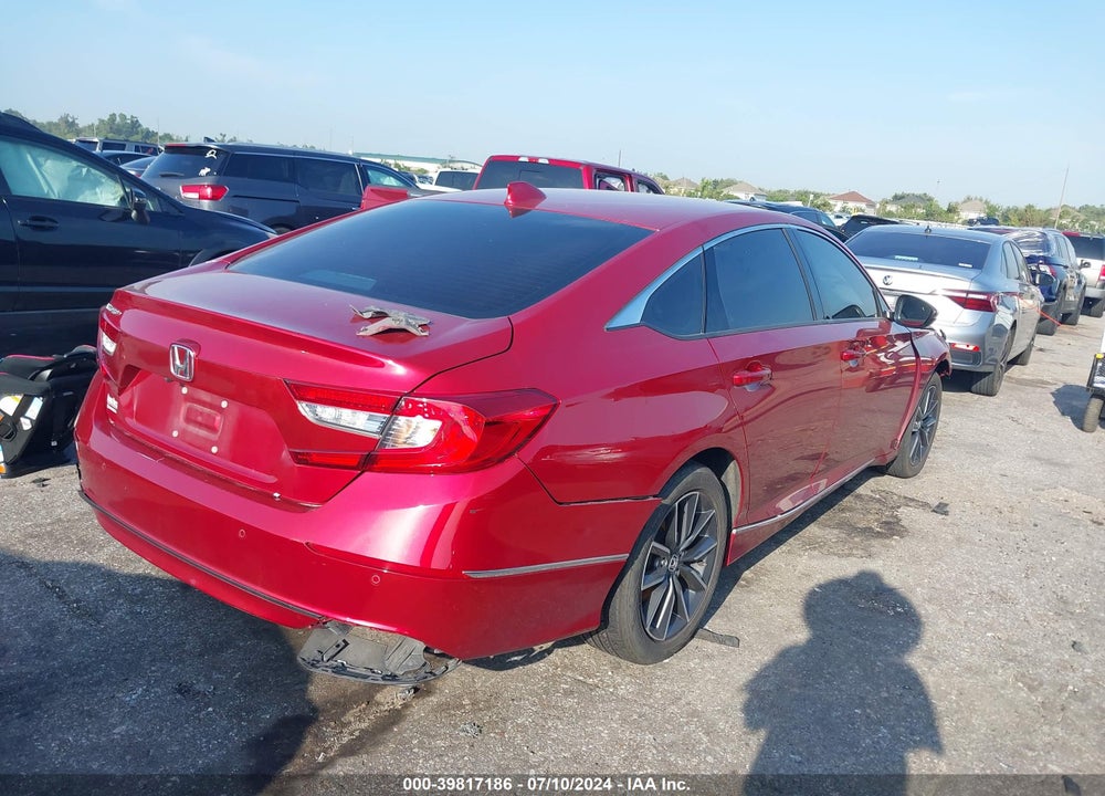 2021 HONDA ACCORD EX-L VIN: 1HGCV1F59MA123482