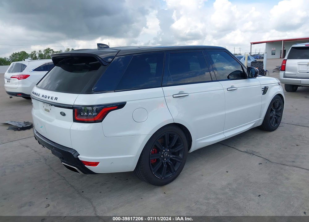 2018 LAND ROVER RANGE ROVER SPORT HSE DYNAMIC VIN: SALWV2SV9JA401356
