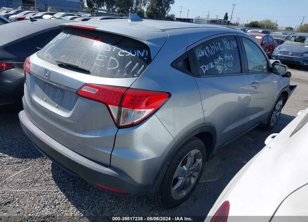 2019 HONDA HR-V LX VIN: 3CZRU5H30KG707681