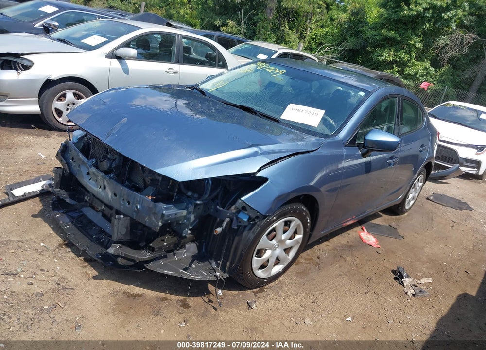 2016 MAZDA 3 I SPORT VIN: 3MZBM1T77GM257124