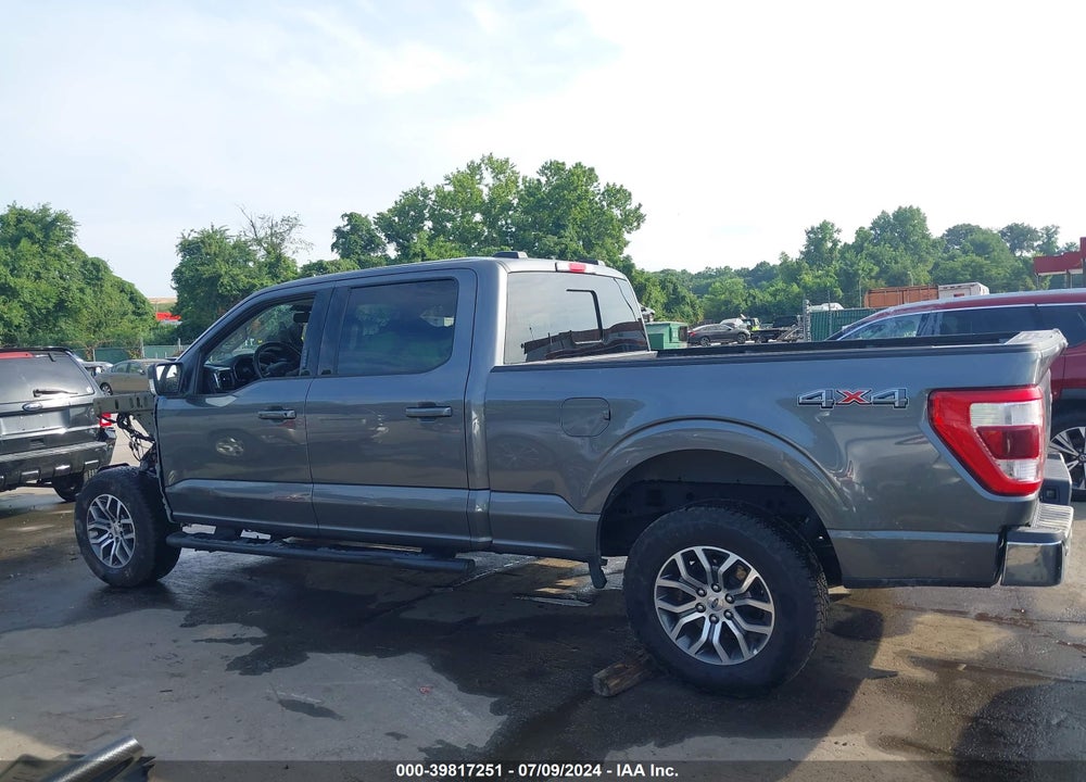 2022 FORD F-150 LARIAT VIN: 1FTFW1E87NFB63097