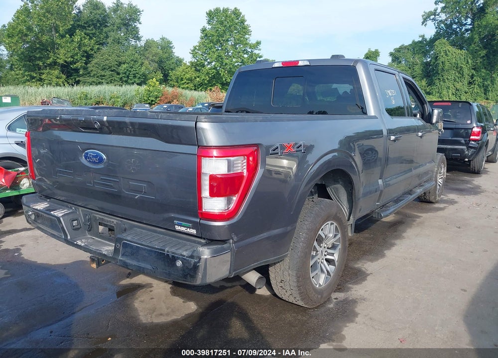 2022 FORD F-150 LARIAT VIN: 1FTFW1E87NFB63097