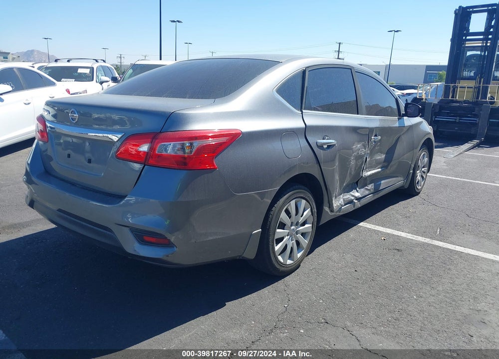 2016 NISSAN SENTRA S VIN: 3N1AB7AP0GY279553